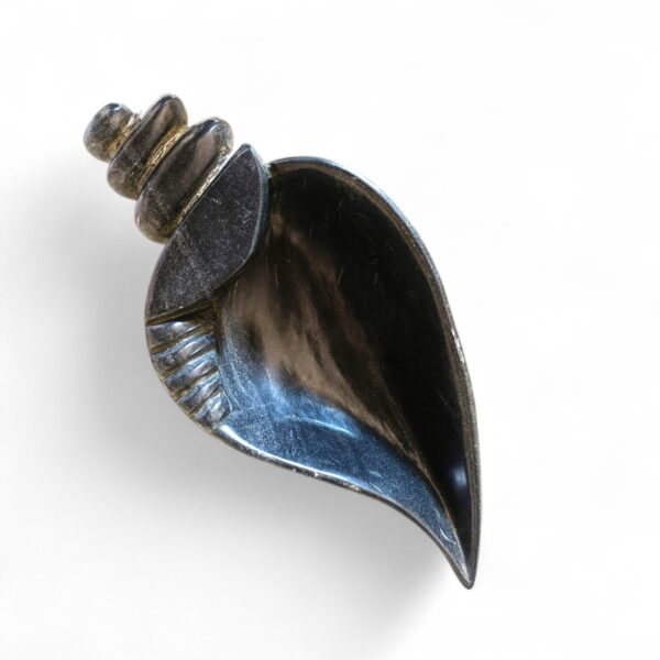Decorative Black Marble Sea Shell Shape Fruit Bowl Black Marble Bowl for Home & Office, Keeping Jewellery, Keys, Rings, Small items bowl - Image 2