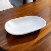 White Marble Simple Decorative  Ruffle Wave Ribbed Fruit Bowl/Tray for Home, keeping small items, keys,  perfumes, toiletries or Jewellery - Image 4
