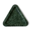 Simple Triangle Shape Beautiful Handmade Green Marble Tray, Marble Platter, Decorative Marble Tray, Unique Tray for Gift Home Decor - Image 2