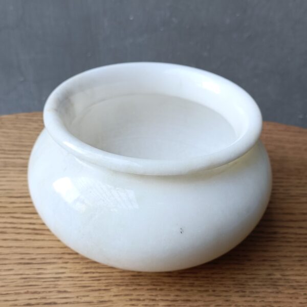 Decorative 7 Inch Marble Pot Fruit Bowl for Home & Office, Gift for Someone you Love - Image 3