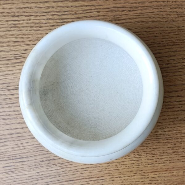 Decorative 7 Inch Marble Pot Fruit Bowl for Home & Office, Gift for Someone you Love - Image 4
