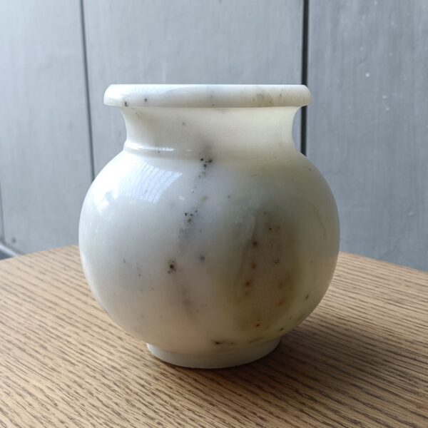 Decorative 5 Inch Marble Pot Fruit Bowl for Home & Office, Gift for Someone you Love - Image 3