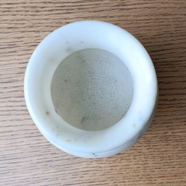 Decorative 5 Inch Marble Pot Fruit Bowl for Home & Office, Gift for Someone you Love - Image 5