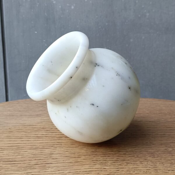 Decorative 5 Inch Marble Pot Fruit Bowl for Home & Office, Gift for Someone you Love - Image 6