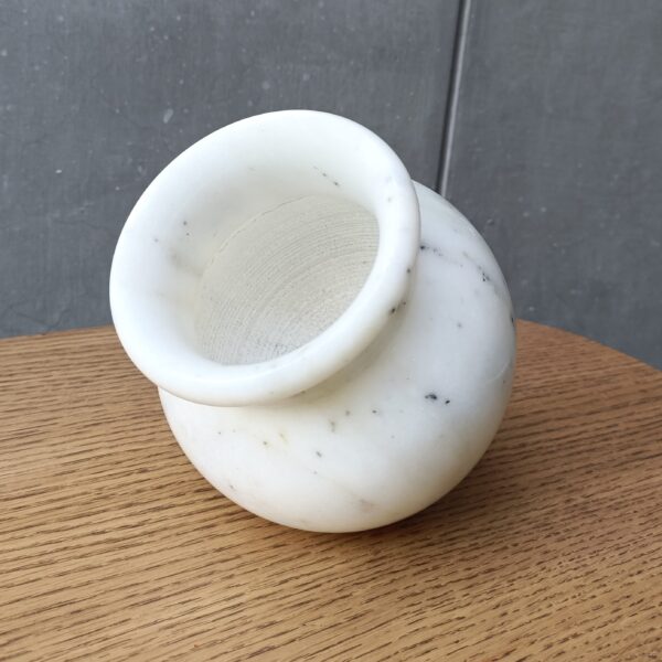 Decorative 5 Inch Marble Pot Fruit Bowl for Home & Office, Gift for Someone you Love - Image 7