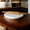 White Marble Rolling Board Indian Chakla Chapati Roti Maker Indian Bread Maker for Kitchen - Image 5