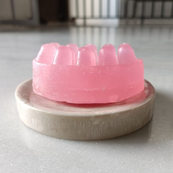 Beautiful Handmade Cherry Stone Marble Soap Holder Tray, Marble Tray, Natural Stone Small Tray for Gift Home Decor - Image 2