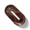 Limited Edition Handmade Beautiful Oval Shape Handmade Cherry Stone Tray, Marble Platter, Decorative Marble Tray for Gift Home Decor