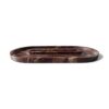 Limited Edition Handmade Beautiful Oval Shape Handmade Cherry Stone Tray, Marble Platter, Decorative Marble Tray for Gift Home Decor - Image 5