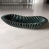 18 Inch Scalloped Ruffle Wavy Green Marble Bowl Serving Bowl Fruit Bowl for Home and Office, Gift for Someone you Love - Image 5