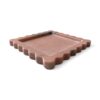 8 x 8 inch Scalloped Decorative Pink Marble Tray, Beautiful Serving Marble Tray, Scalloped Tray, Jewellery Tray for Gift Home Decor - Image 2