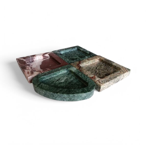 4 Multi Small Decorative Marble Trays, Beautiful Serving Tray, Keys Tray, Jewellery Tray, Unique Tray Platter Gift Home Decor - Image 8