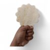 6 Inches Decorative Round Scalloped Edges Onyx Marble Tray, Pizza Serving Tray, Serving Plate, Tray for Gift Home Decor - Image 5