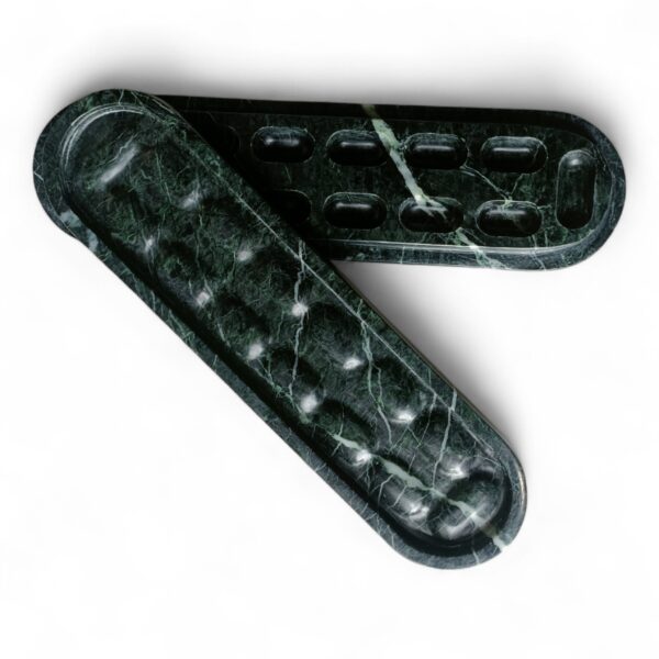 CAPSULE 2.0 – Luxury Green Marble Pill Box | Natural Stone Organizer for Pills, Earrings, Jewelry | Handmade Wellness Gift - Image 3