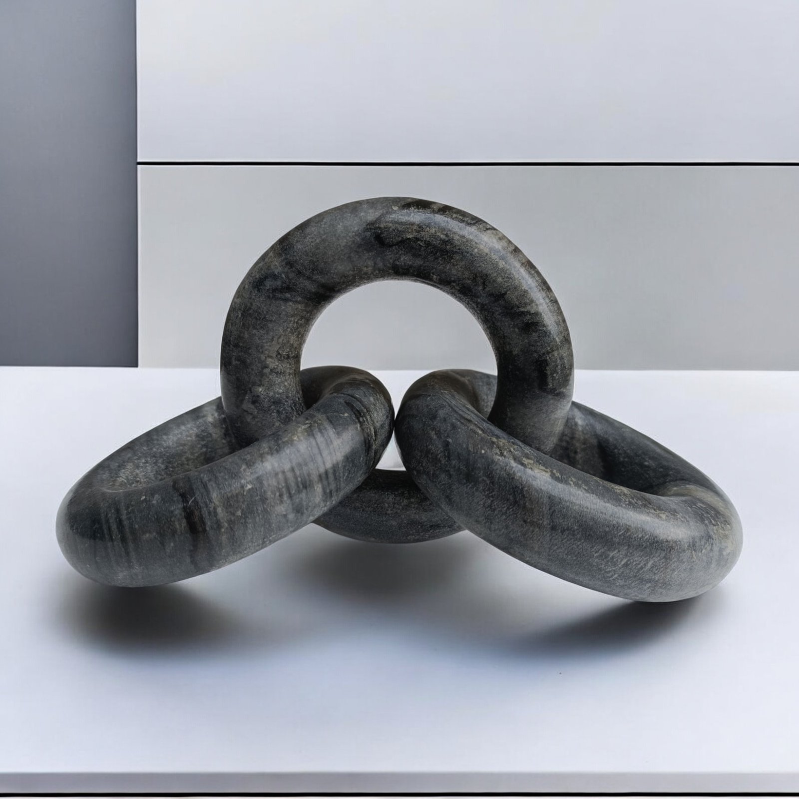 Grey Black Marble Three Link Decorative Chain – 8.5 Inch - Image 7
