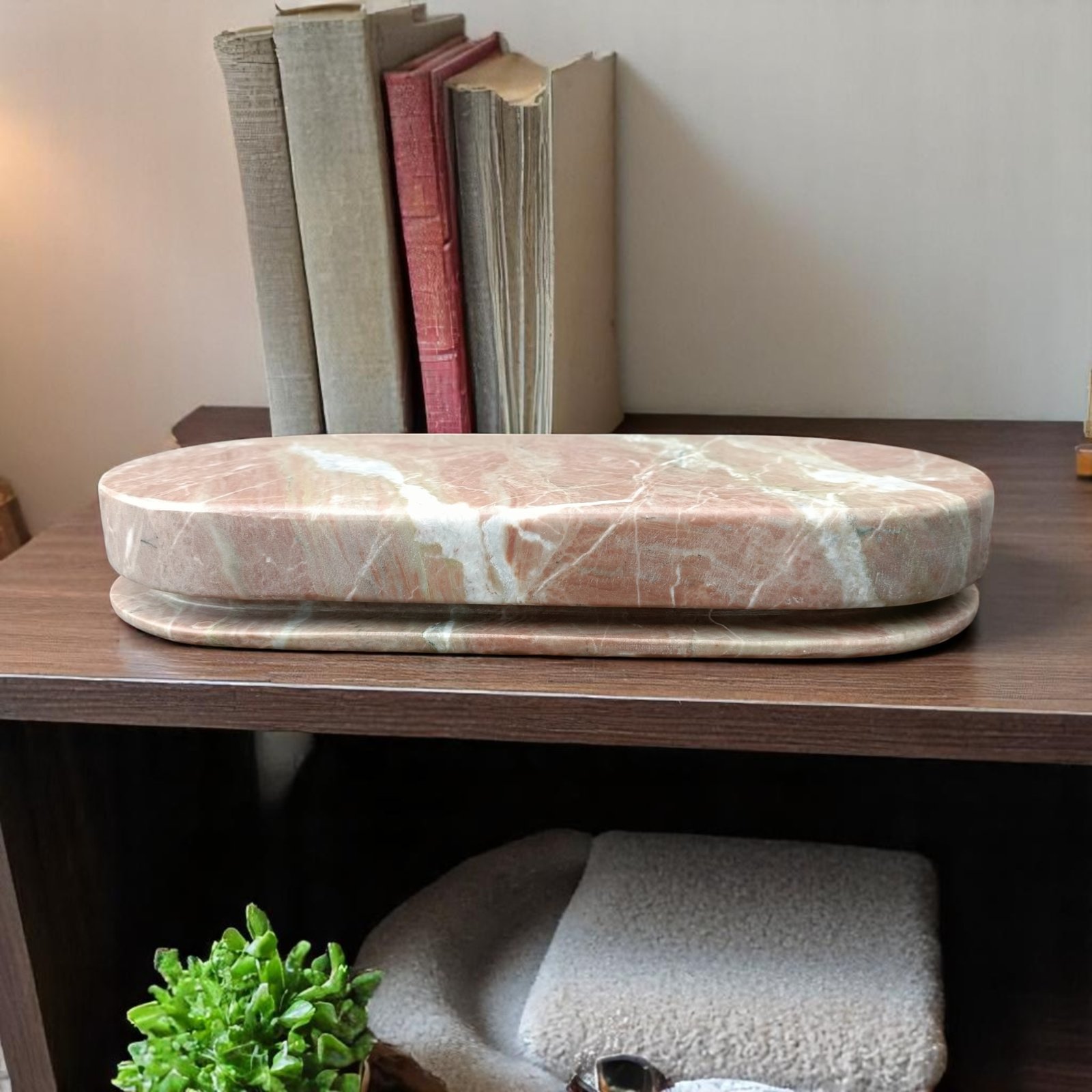 CAPSULE Marble Pill Box – Pink Stone Luxury Organizer - Image 7