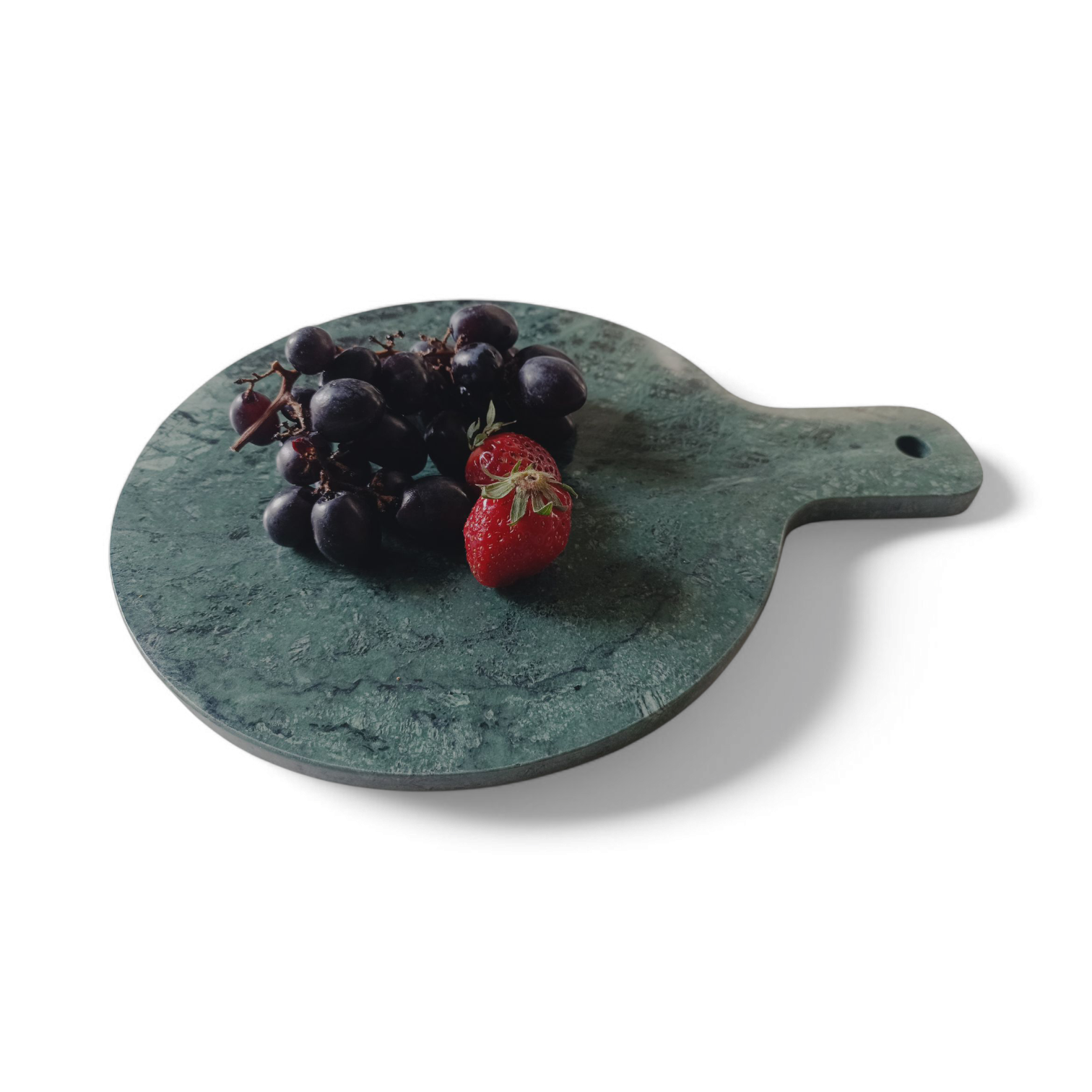 Round Green Marble Serving Tray – 9 Inch Decorative Platter - Image 7