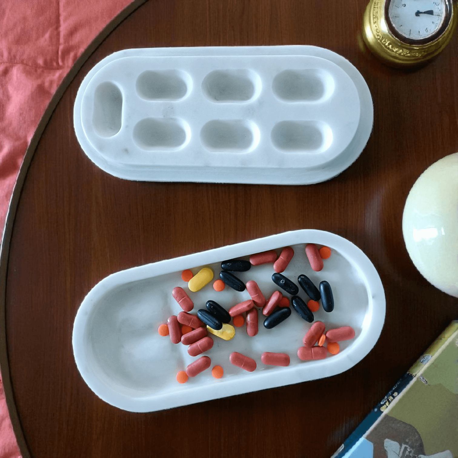 Luxury Marble Capsule Pill Box: Where Everyday Organization Meets Timeless Stone Elegance
